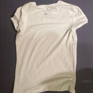 ALO Yoga Women's White Short Sleeve Tee